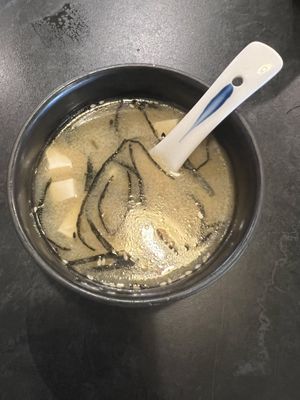 Miso and tofu soup!   at SUPE Vegan - George Town in Penang