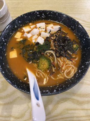 Spicy ramen  at SUPE Vegan - George Town in Penang