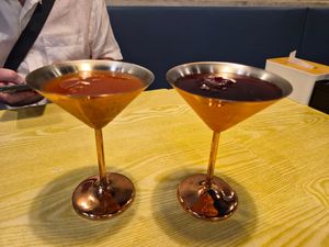 Kombucha and Kefir non alcoholic cocktails at Plant A Seed Vegan - Georgetown Branch in Penang