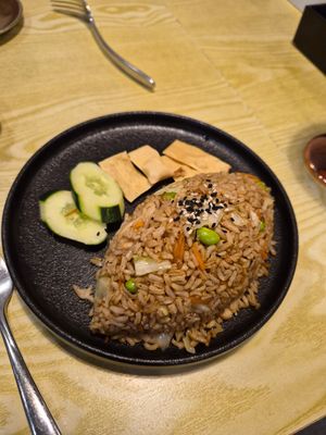 Fried edamame brown rice at Plant A Seed Vegan - Georgetown Branch in Penang