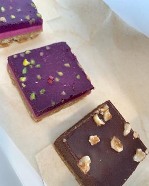 Vegan dessert bars  - could have eaten 10 at Urban Deli in Savannah