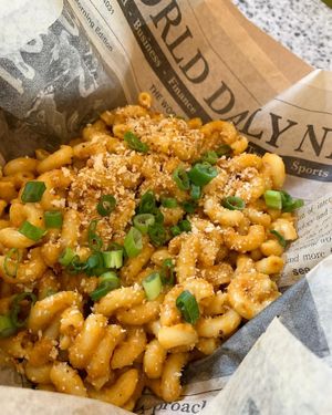 Chipotle mac, my family’s favorite  at Urban Deli in Savannah