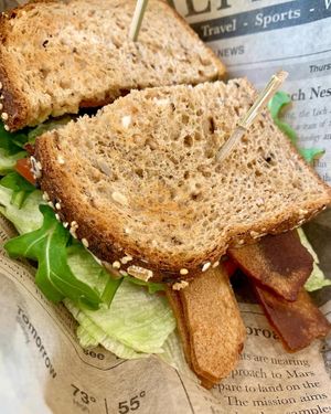 Vegan BLt at Urban Deli in Savannah