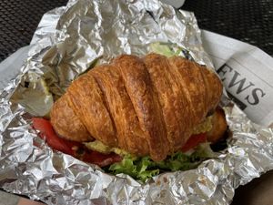 Vegan chicken salad   at Urban Deli in Savannah