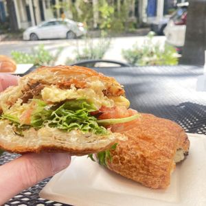 Breakfast sandwich  at Urban Deli in Savannah