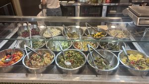 Premade salads with great Vegan & GF options  at Urban Deli in Savannah