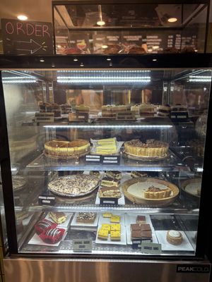 Banana Bread with whipped frosting is Vegan & GF  at Urban Deli in Savannah