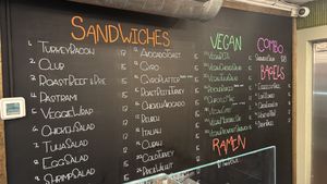 Menu  at Urban Deli in Savannah