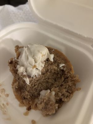 Banana bread cake with whipped vanilla frosting. Vegan & Gluten Free ♥️🙌🏼  at Urban Deli in Savannah