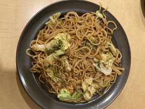Fried noodles  at Okonomiyaki Kaji in Hakone