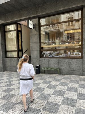   at Elias Coffee Shop in Prague