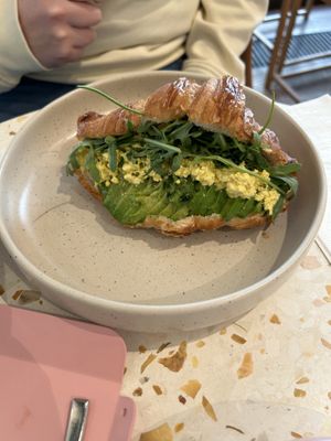 Chill croissant   at Elias Coffee Shop in Prague