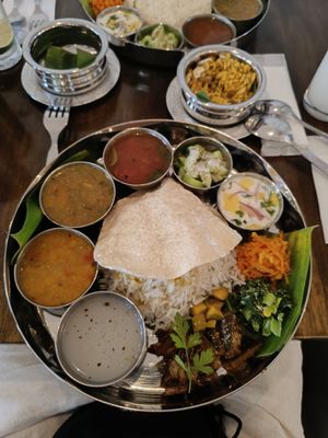 3 types of curry at MALAYALAM - 南インド料理 マリアラム in Naha