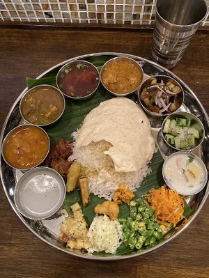 Full thali  at MALAYALAM - 南インド料理 マリアラム in Naha