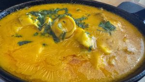 Moqueca de palmito e banana da terra #Veganuary at Terra Brasilis in Rio De Janeiro