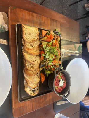 vegan board   at Terra Brasilis in Rio De Janeiro