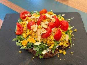 Tofu strapazzato  at Vivi Bistrot - Piazza Venezia in Rome