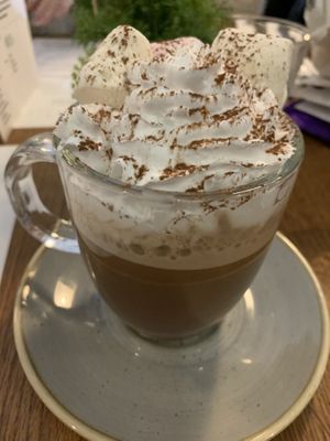 Fancy hot chocolate  at Vegivores  in Bournemouth