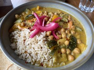 Chick pea curry   at Vegivores  in Bournemouth