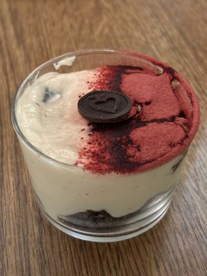 Beet like chocolate  at Vegivores  in Bournemouth