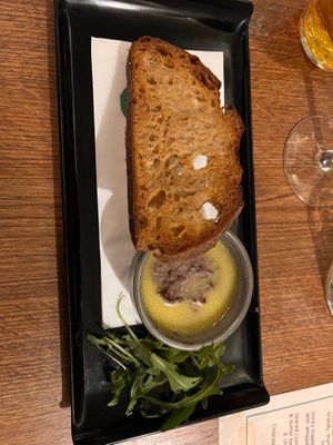 Chestnut mushroom pâté at Vegivores  in Bournemouth