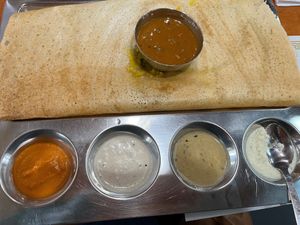 Masala Dosa at UlavacharU Tiffins in Campbell