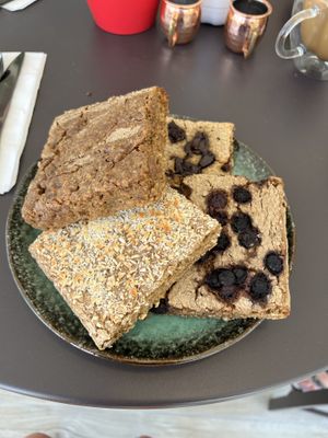 All the pancakes   at Akasha Metaphysical & Vegan Cafe in St Georges