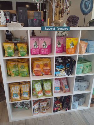 Healthy vegan snacks. at Akasha Metaphysical & Vegan Cafe in St Georges