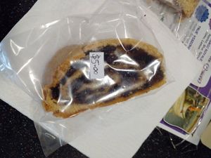 Currant Roll at Akasha Metaphysical & Vegan Cafe in St Georges