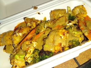 Meal of the Day at Akasha Metaphysical & Vegan Cafe in St Georges