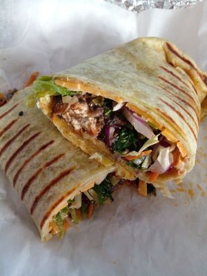 Wrap at Akasha Metaphysical & Vegan Cafe in St Georges