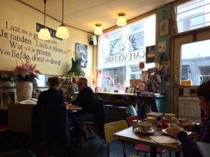 lovely place with delicious food. at Cafe Voltaire in Den Bosch