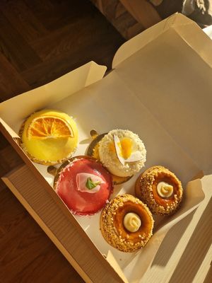 Mix of vegan cakes from Tiden at TIDEN in Minsk