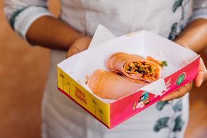 Devil Veggie Dosa at Dosa Shack in Austin