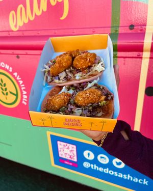 CrispyAvocado Uttapam at Dosa Shack in Austin