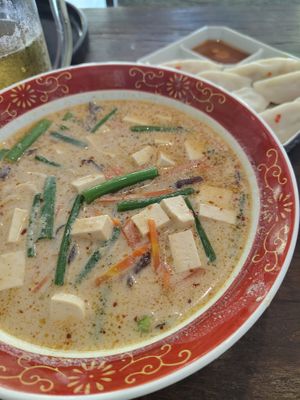 Vegan Ramen
 at Lazy House Khanom in Khanom