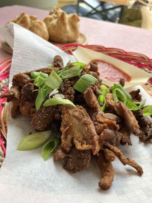 De bom! Oesterzwammen!  at Fankaasoo  in Groningen