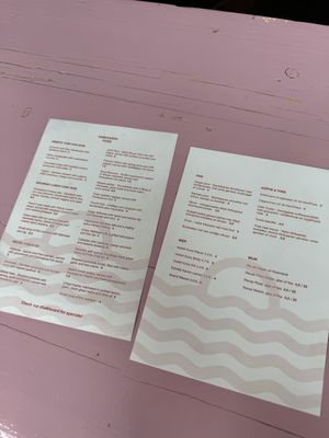 Menukaart  at Fankaasoo  in Groningen