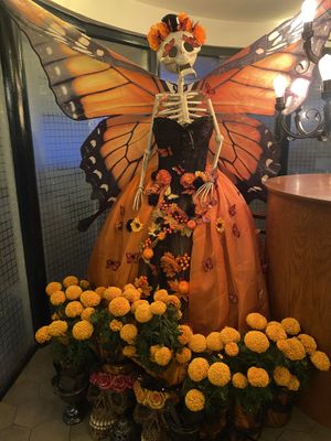 Preparation for Día de Los Muertos Celebrations 💕💕💕  at Terraza Gran Hotel in Mexico City