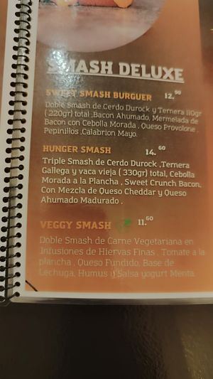 Carta at Jonatsfood in Ourense