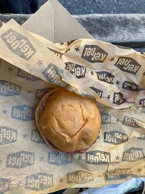 Burger (was great...but sadly, no longer on their online menu).  at Kernel in New York City