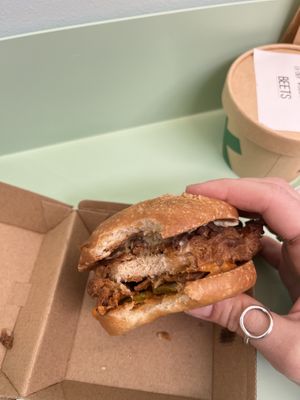 Chicken sandwich   at Kernel in New York City