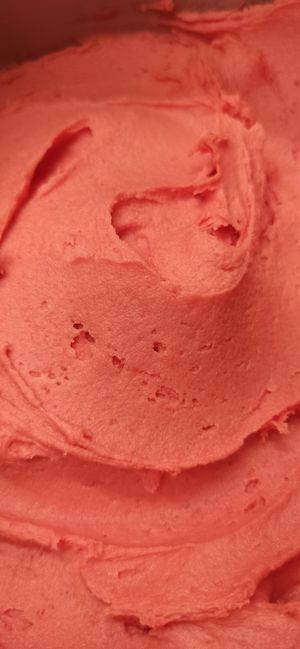 Lolla's organic strawberries sorbet at LOLLA Gelato in Viterbo