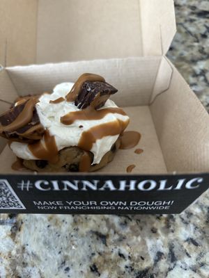 Cookie dough   at Cinnaholic in Murfreesboro