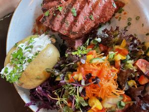 Vegan Steak  at Das 60/40 in Wiesbaden