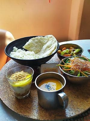 Cores, cheiros, texturas e sabores at Shanti  in Salvador