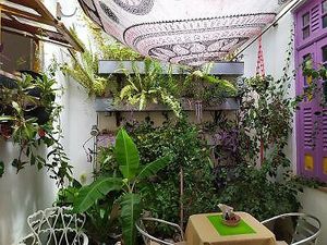 O ambiente lindo at Shanti  in Salvador