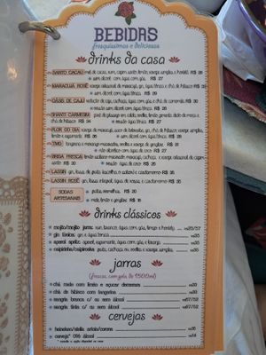 Cardápio at Shanti  in Salvador
