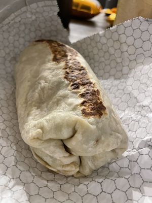 vegan burrito at Mucho Burrito in Edmonton
