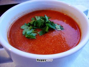 tandoori soup at Chimichurri in Frankfurt